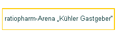 ratiopharm-Arena �K�hler Gastgeber�